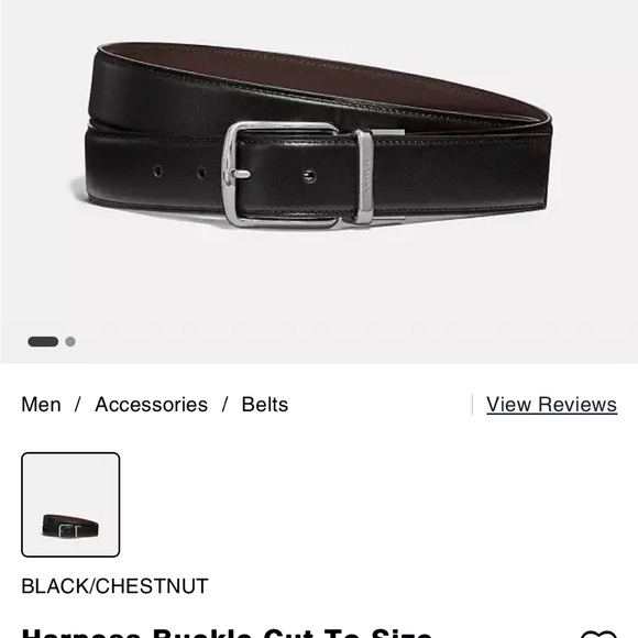 NWOT Coach harness belt size 42 - Picture 4 of 7